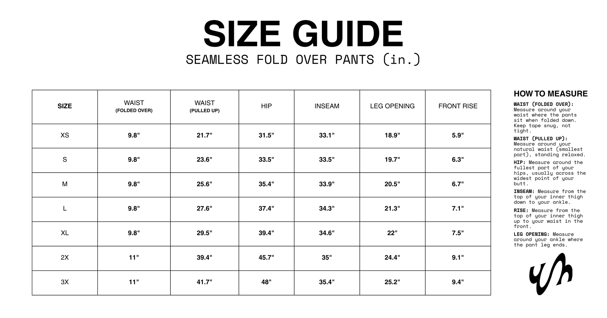 SIZE GUIDE