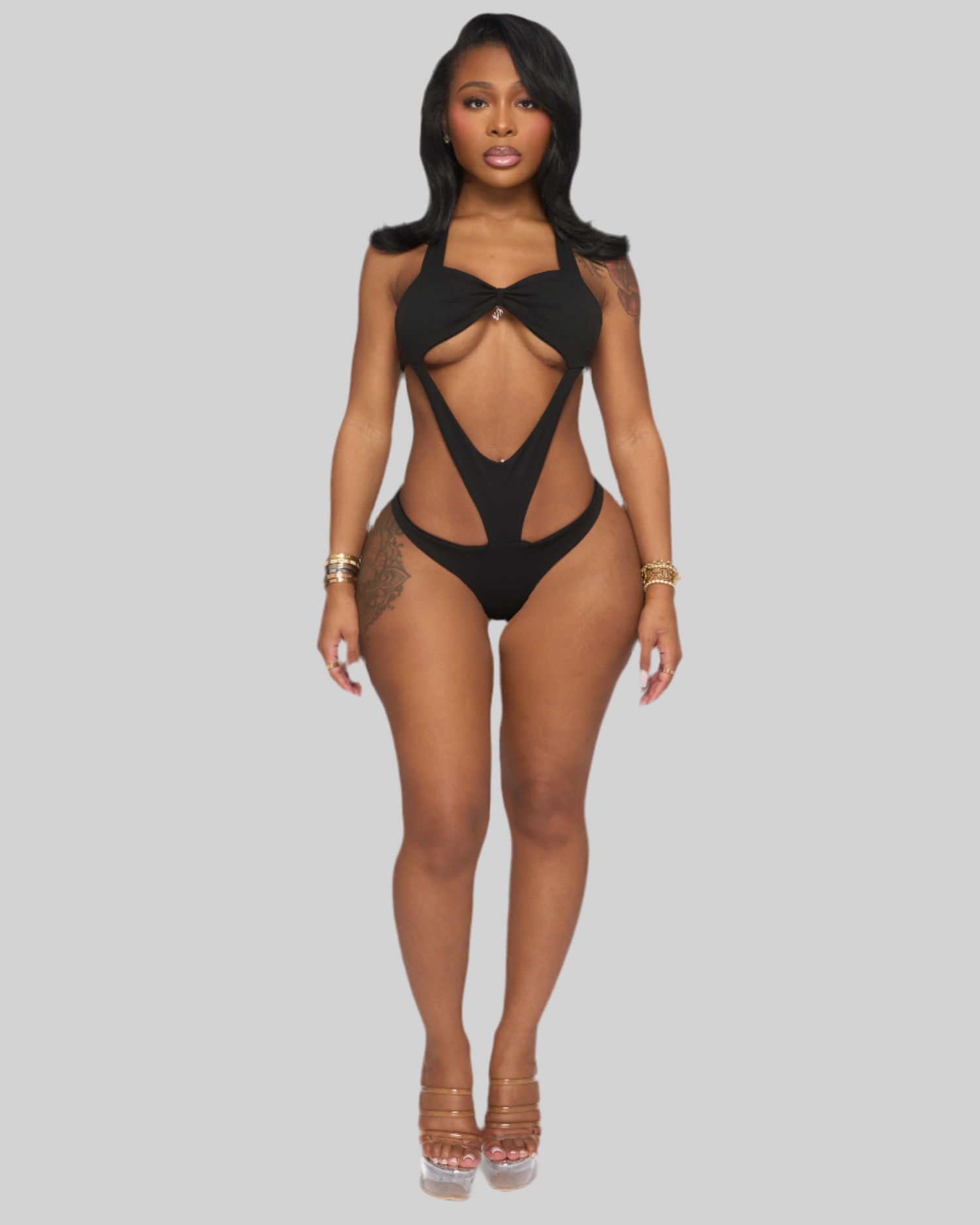 ZUMA CUT OUT MONOKINI (BLACK)