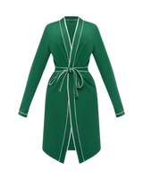 SANTA BABY LACE LINED ROBE (GREEN)