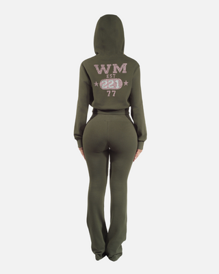 COZY LOUNGE PANTS (ARMY GREEN)