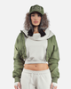 CAP SLEEVED BOMBER (ARMY GREEN)