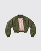 CAP SLEEVED BOMBER (ARMY GREEN)