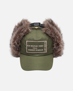 MILITARY FORCE FUR TRUCKER (ARMY GREEN)