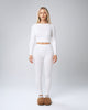 BASICS RIBBED SCULPT LEGGINGS (WHITE)