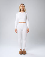 THERMAL LEGGINGS (IVORY) thumbnail 1