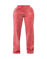 RED ASYMMETRICAL SWEATPANTS