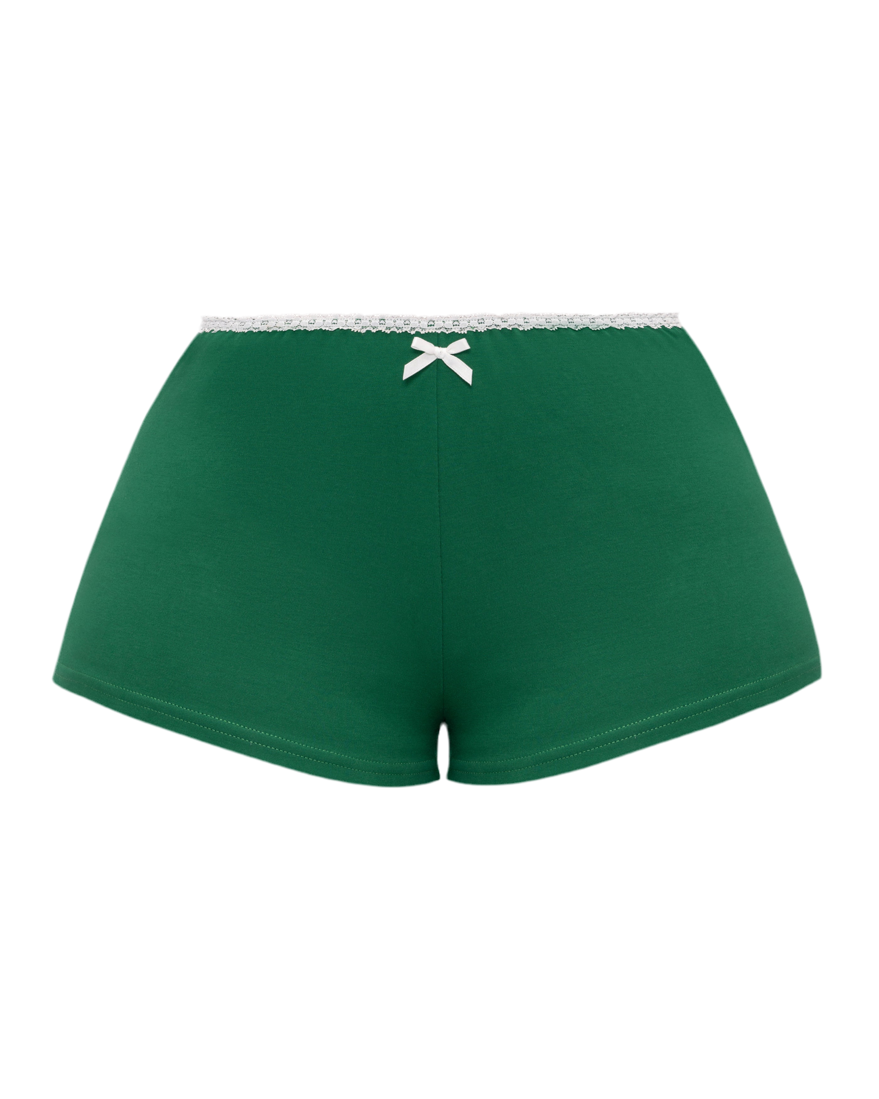 SANTA BABY MINI SHORTS (GREEN)