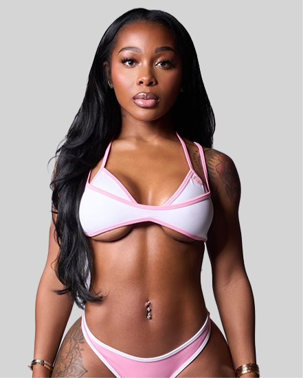 JERSEY SHORE BIKINI TOP (PINK)