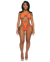 ZUMA CUT OUT MONOKINI (BURNT ORANGE)