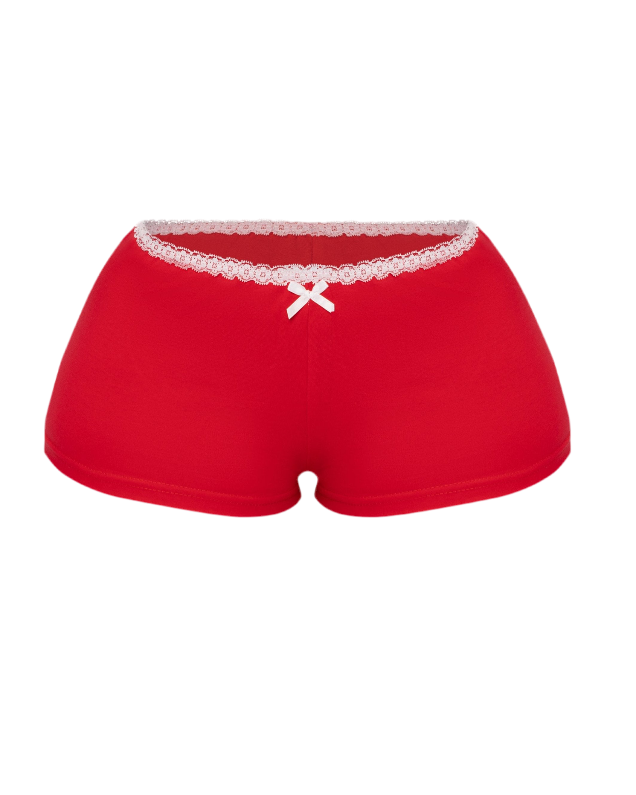 SANTA BABY MINI SHORTS (RED)