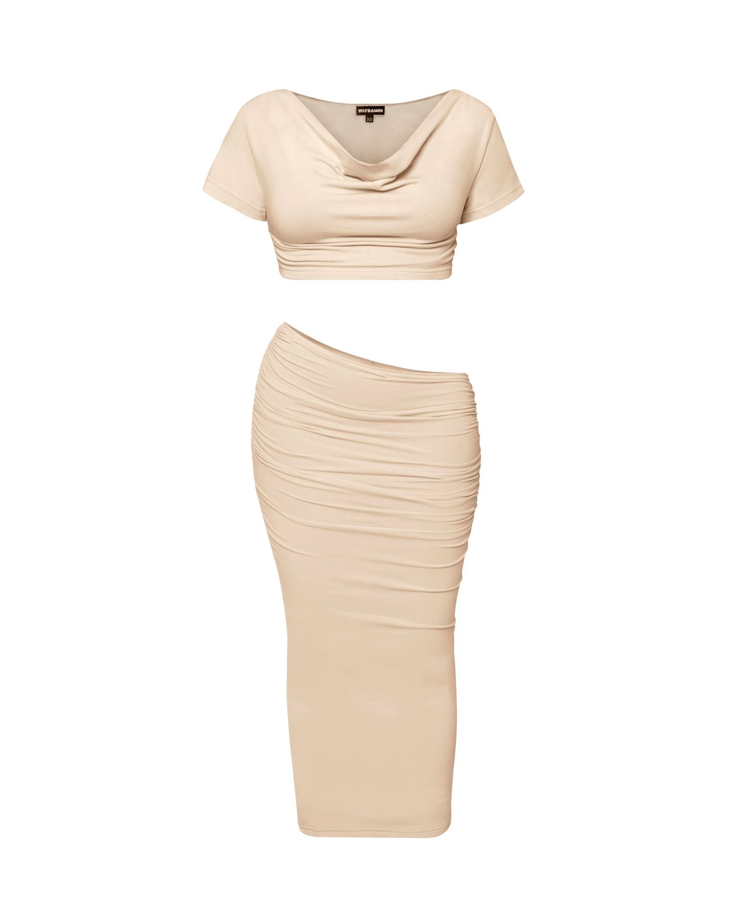 NOBU MAXI SKIRT (IVORY)