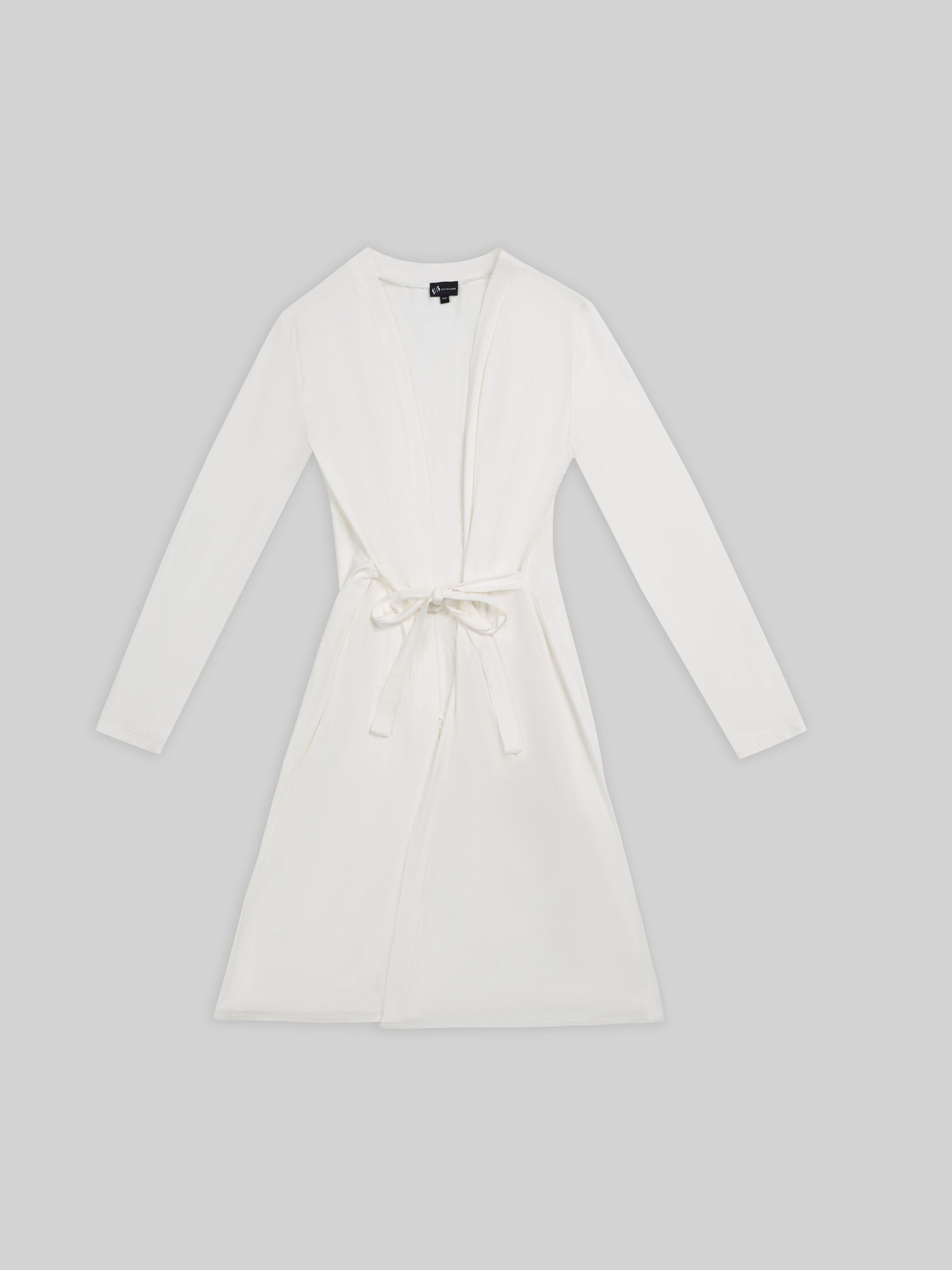 SHORT COZY ROBE (IVORY)