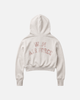 COWL CROP AIR-FORCE HOODIE (SAND)