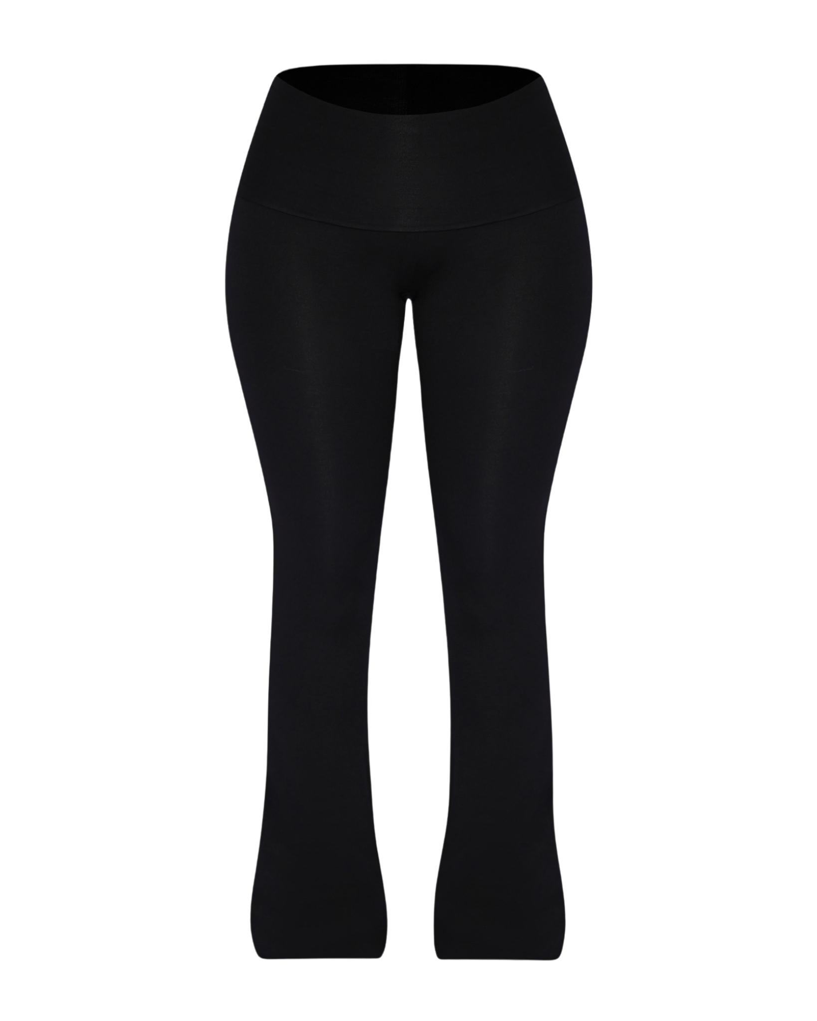 3.0 SEAMLESS FOLD OVER PANTS (BLACK)