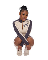 7VARSITY TRACK JACKET (NAVY)