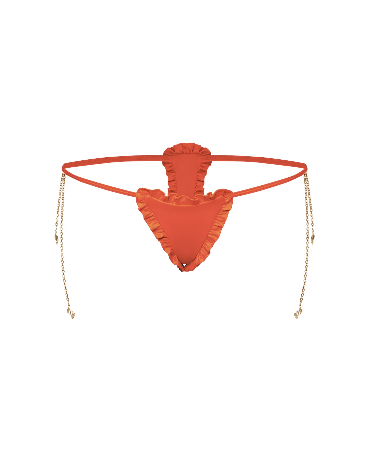 FRILL ME KINI BOTTOM (BURNT ORANGE)