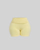 BASICS SEAMLESS MINI FOLDOVER SHORTS (BUTTER)
