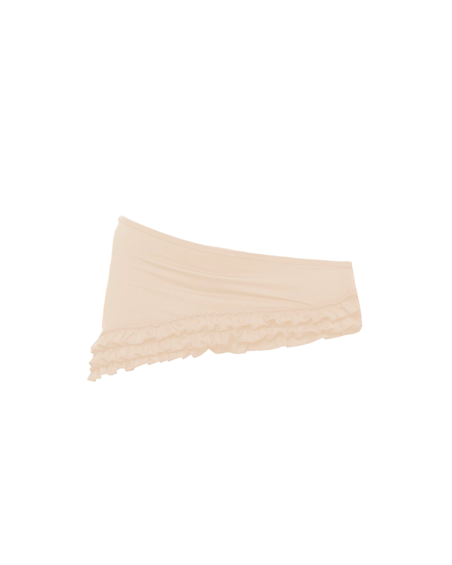 COVER UP FRILL MINI SKIRT (IVORY)