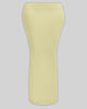BASICS RIBBED SCULPT SKIRT (BUTTER)